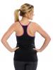 Freesia Tank Black Purple Back Detail