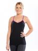 Freesia Tank Black Purple Front