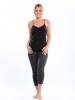 Freesia Tank Black Purple Full Front
