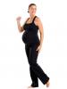 Maternity Ivy Tank Black Full Outfit