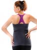 Maternity Ivy Tank Grey Back
