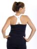 Maternity Ivy Tank Navy Back