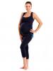 Maternity Tulip Tank Navy Full Outfit
