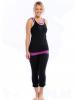 Tiger Lily Tank Black Purple Full