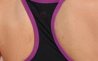 Freesia Tank Black Purple Back 