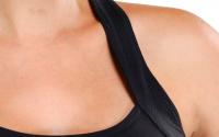 Maternity Ivy Tank Black Front 