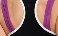 Tiger Lily Black Purple Back Detail