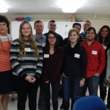 eGenerationMarketing.JPG20151204133002 Thank you to the staff of eGeneration Marketing who spent the day volunteering at GWArc on Tuesday, December 1 (#GivingTuesday). Thirteen staff members worked on projects with GWArc participants at 31 Woodland Road. The group is pictured above with Roz Rubin, GWArc CEO (2nd from left).